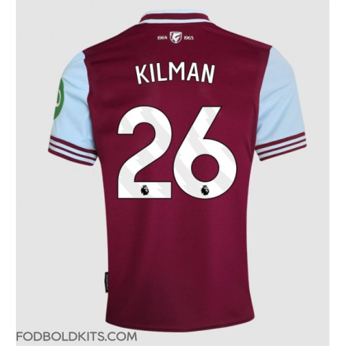 West Ham United Max Kilman #26 Hjemmebanetrøje 2024-25 Kortærmet